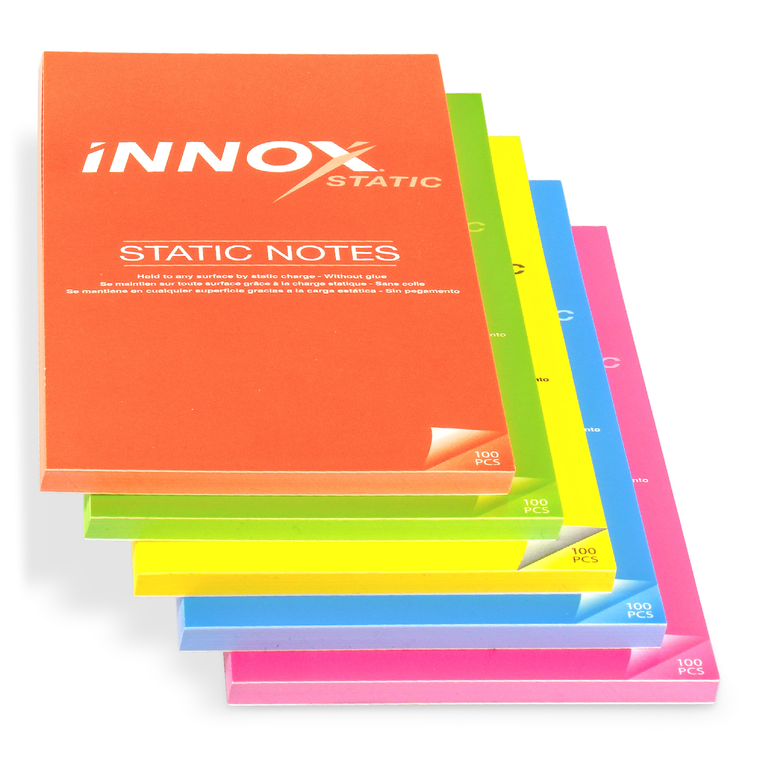 Note Sheet Large 5-Pack — Multi-Colour