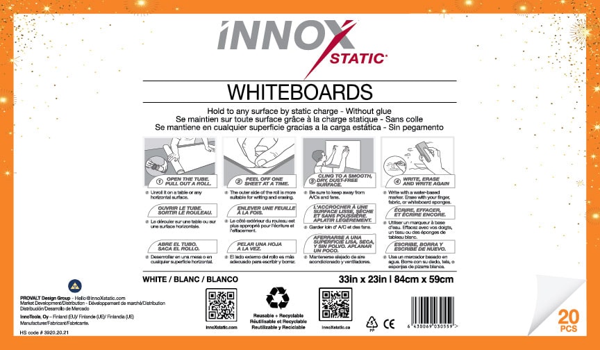 Whiteboard Sheet A1 — White
