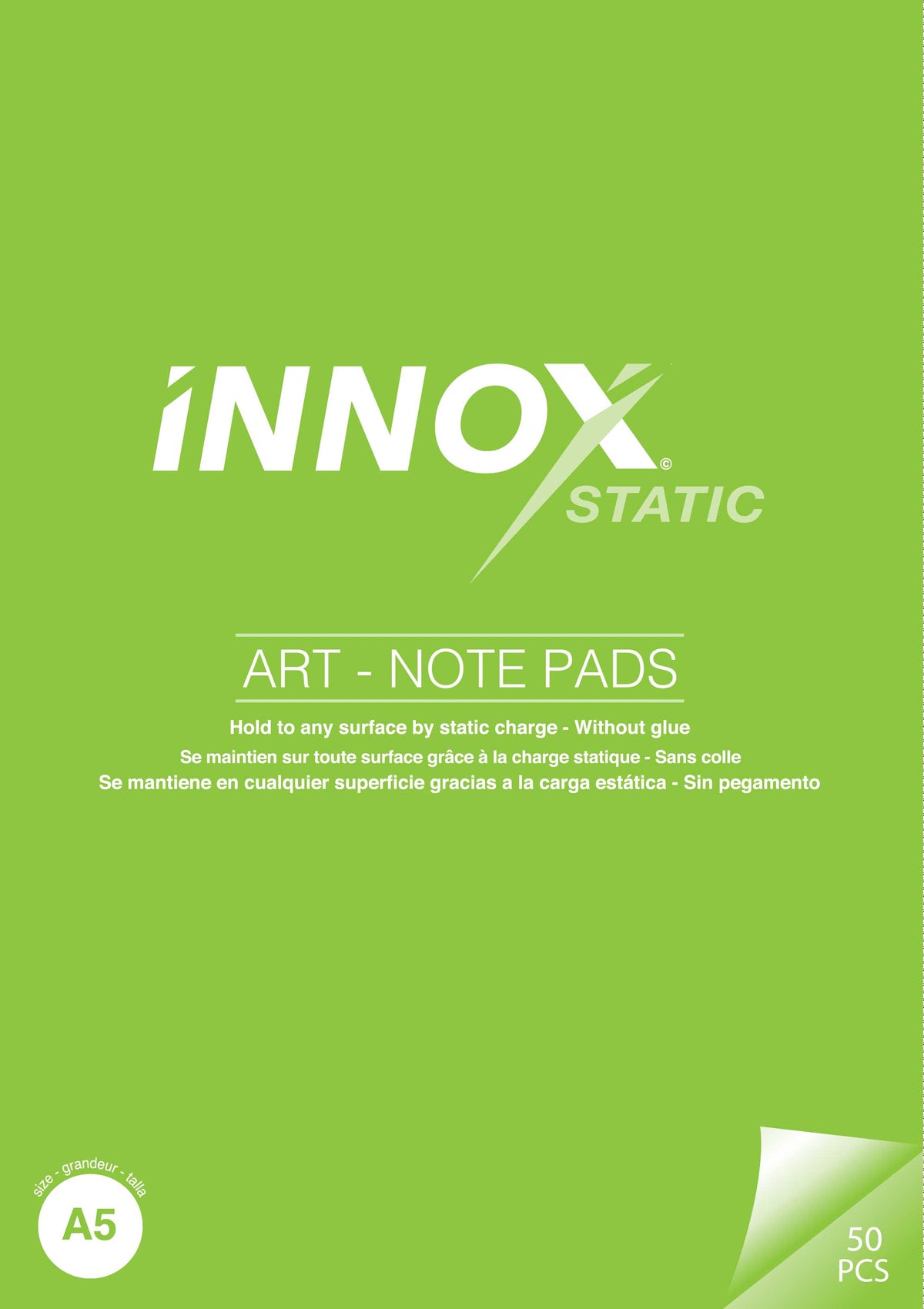 Art-NotePads-2-Sizes-6-Colours-50 sheets/pad